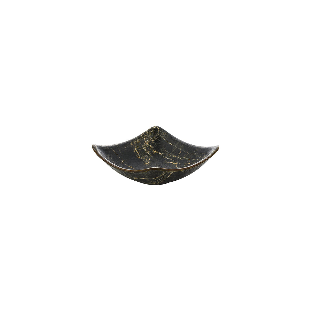 Turgla EcoGrain 4.75" x 4.75" x h:1.5" 7 oz. Square Black Composite Bo SKU: TRI444BLK