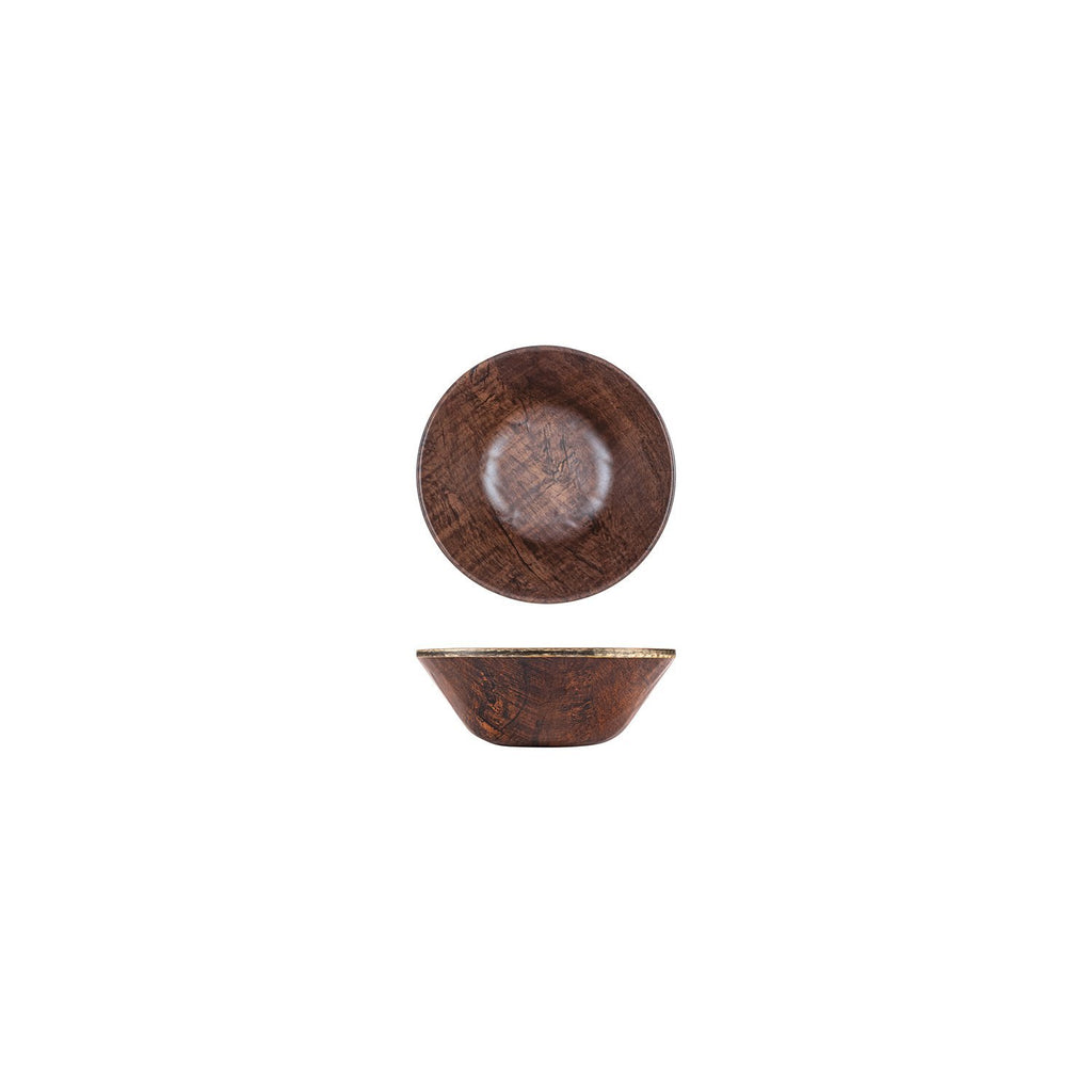 Turgla EcoGrain dia.6Inch  h:2.25Inch  17 oz. Round Brown Composite Bowl SKU: TRI786