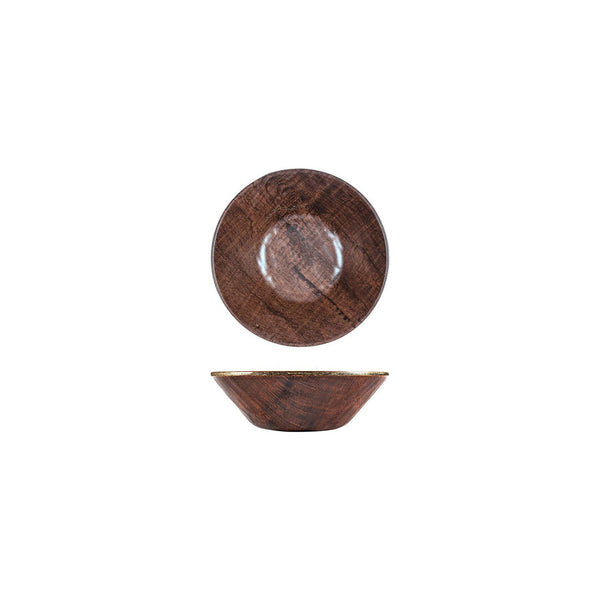 Turgla EcoGrain dia.7.5Inch  h:2.25Inch  32 oz. Round Brown Composite Bowl SKU: TRI787