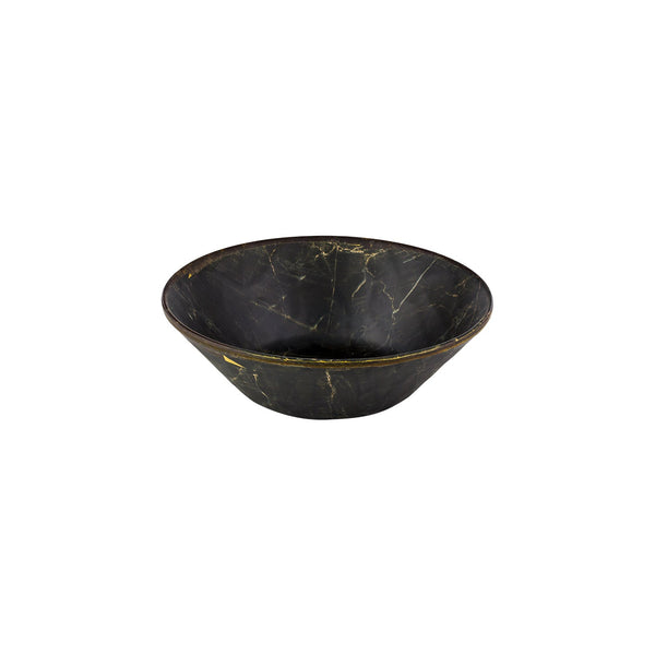 Turgla EcoGrain dia.10.5" h:3" 2.35 qt. Round Black Composite Bowl SKU: TRI788BLK