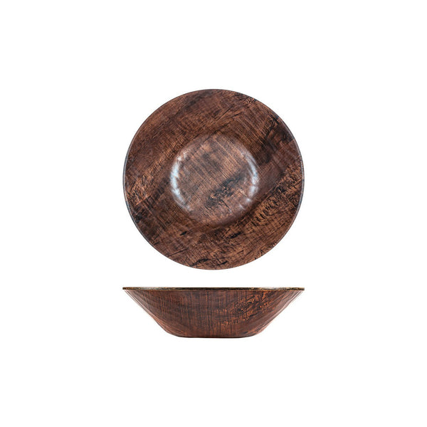 Turgla EcoGrain dia.10.5Inch  h:3Inch  2.35 qt. Round Brown Composite Bowl SKU: TRI788