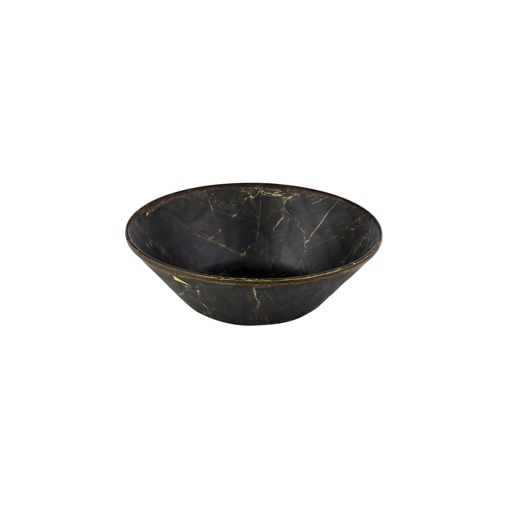 Turgla EcoGrain dia.13.5Inch  h:3.25Inch  4.46 qt. Round Black Composite Bowl SKU: TRI789BLK