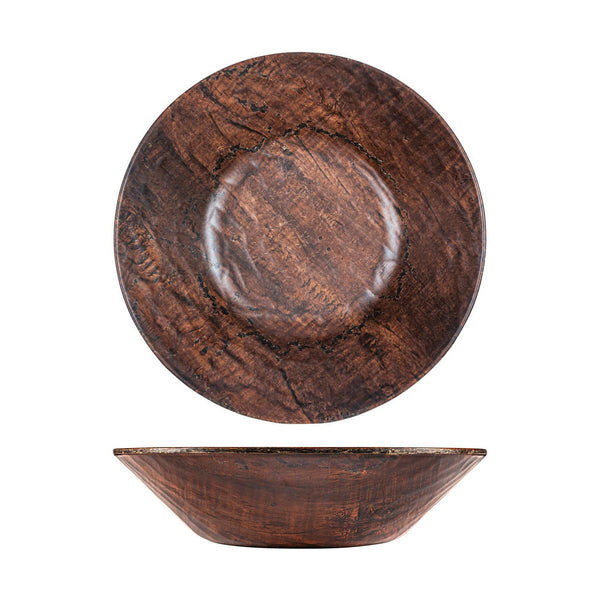 Turgla EcoGrain dia.15.75Inch  h:4.25Inch  7 qt. Round Brown Composite Bowl SKU: TRI790