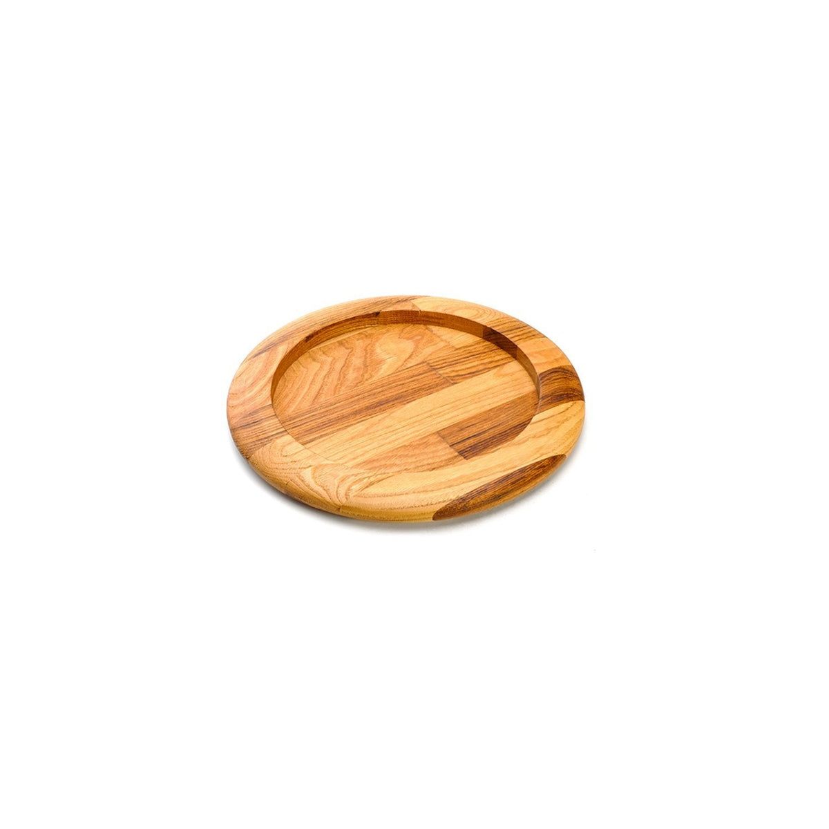 Turgla Wood dia.9.5" h:0.75" Round Brown Wood Underliner SKU: TWB1220DA