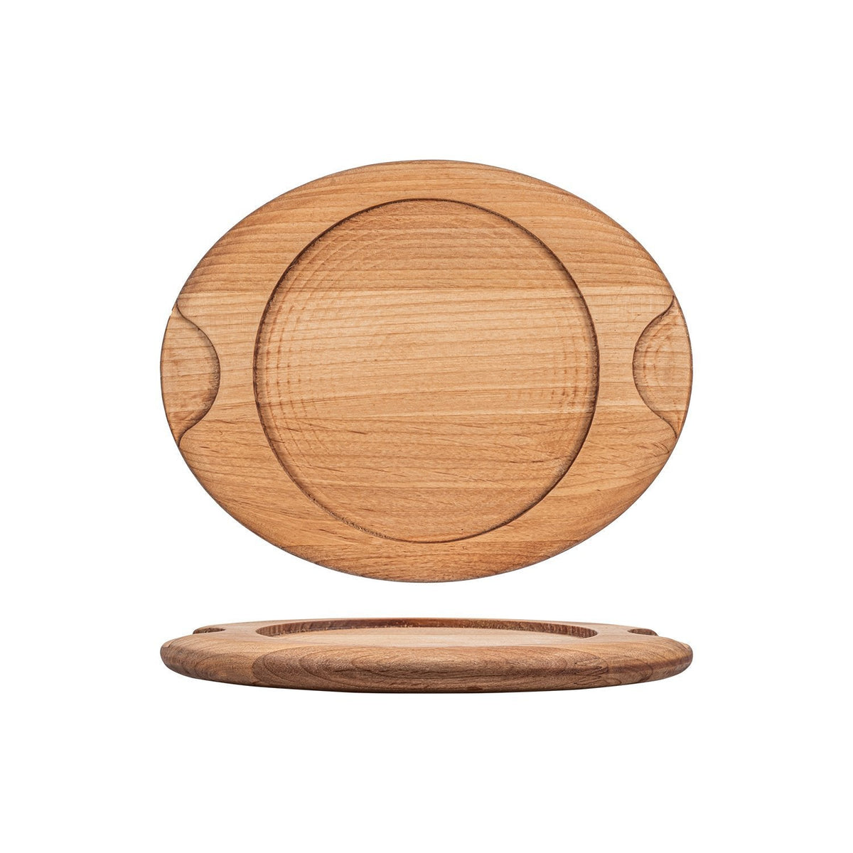 Turgla Wood dia.9.25" h:0.75" Round Brown Wood Underliner SKU: TWB1316A
