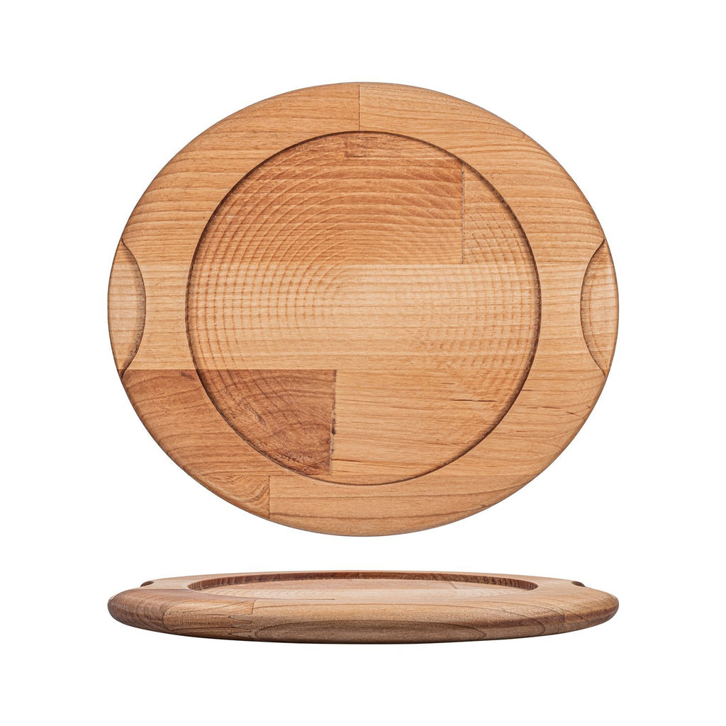Turgla Wood dia.10.75Inch  h:0.75Inch  Round Brown Wood Underliner SKU: TWB1320A