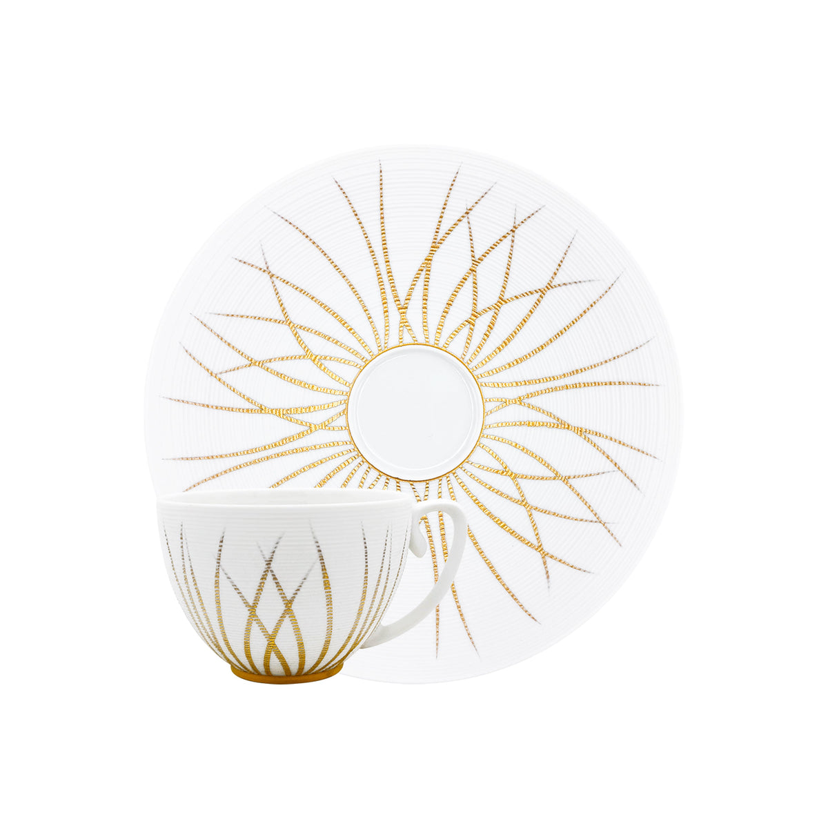Jl Coquet HEMISPHERE Winter Tundra - Extra Coffee Cup and Saucer - 6.8 fl oz SKU: HEM3017BSA060