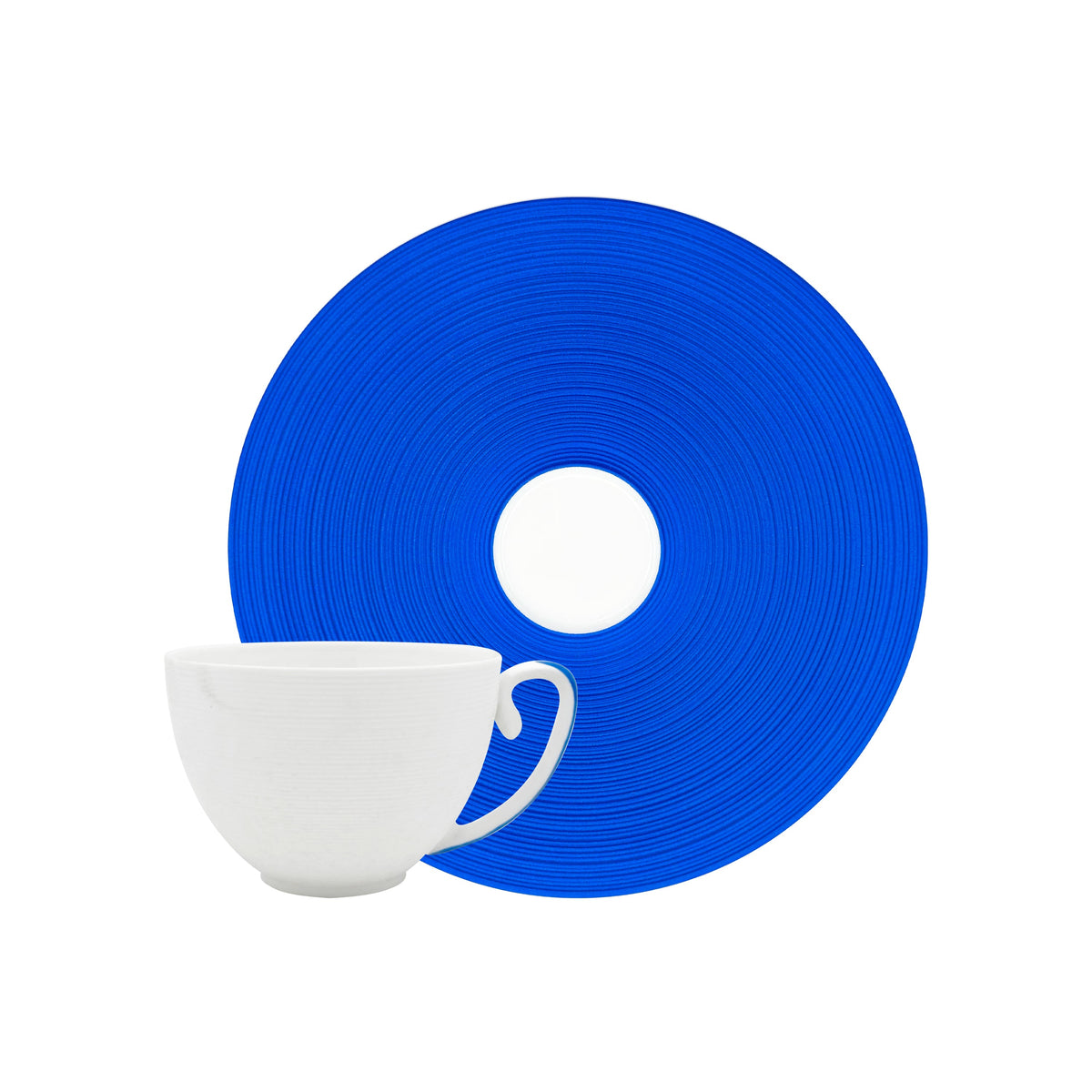 Jl Coquet HEMISPHERE Royal Blue - Extra Coffee Cup and Saucer - 6.8 fl oz SKU: HEM3017BS0093