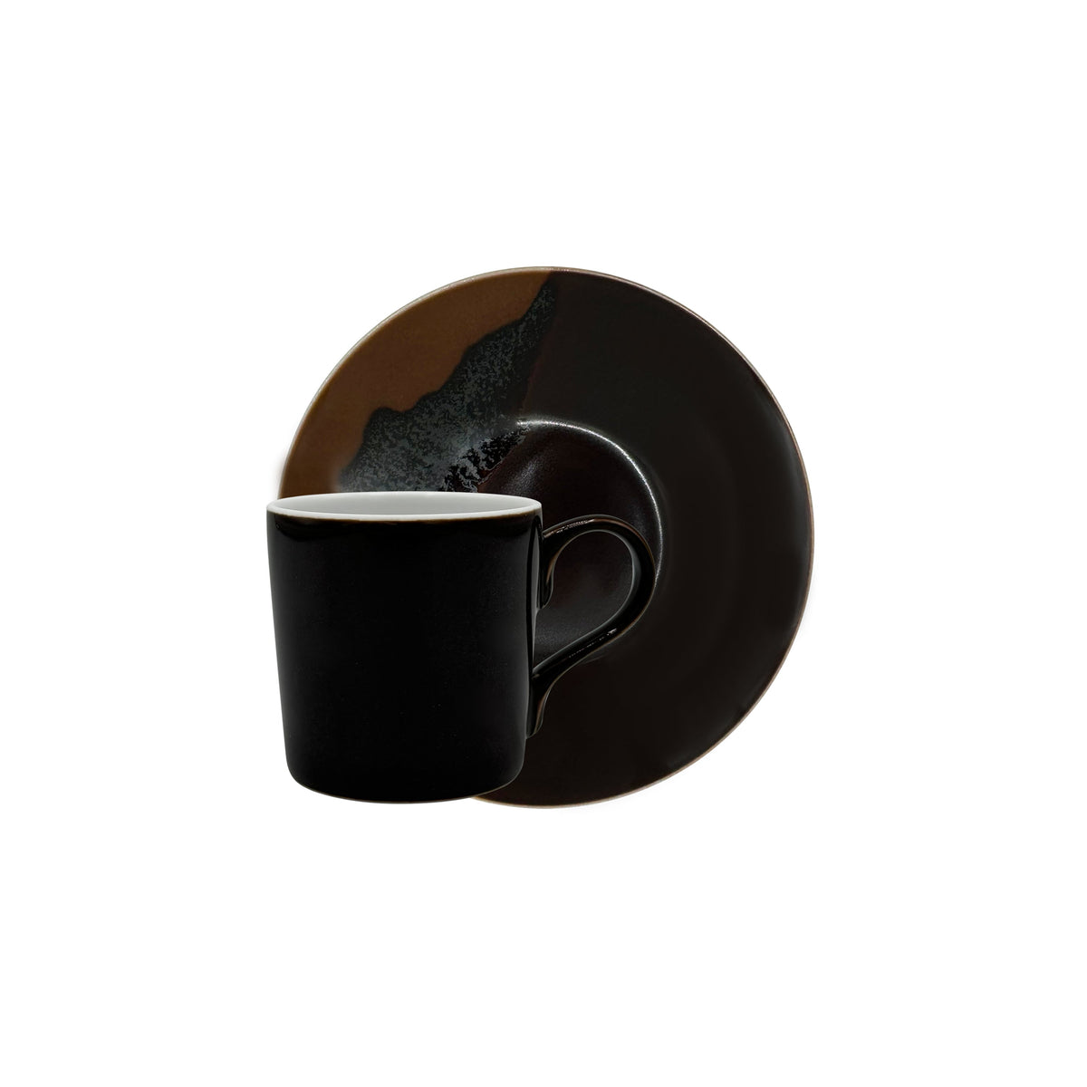 Jaune de Chrome Kilimanjaro Landscape - Coffee Cup &amp; Saucer  - 2.7 fl oz SKU: CYL3015KILIBLNC000
