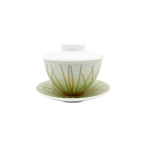 Jl Coquet HEMISPHERE Spring Tundra - Asian tea cup and saucer (lid included) - 5.1 fl oz SKU: HEM3025BSA061