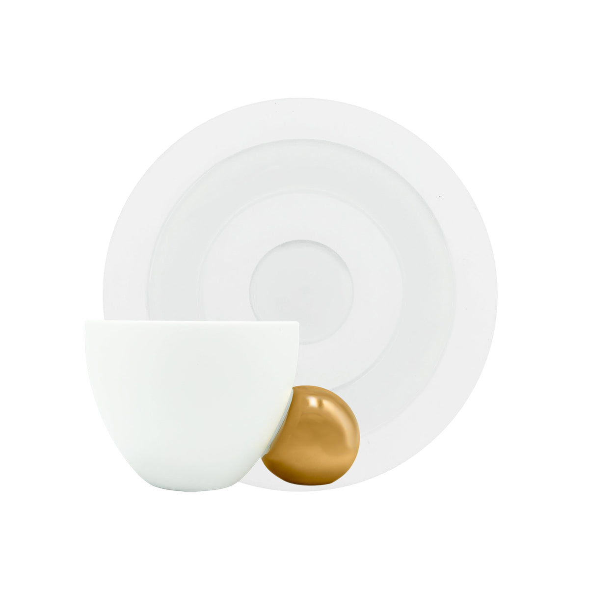 Jl Coquet Reve by Thomas Bastide - Gift set of two teacups and gold saucers - 8.1 fl oz SKU: REV3024BSA002