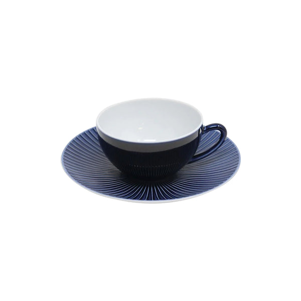 JL Coquet  BLUE - Tasse th? &amp; soucoupe 7.44 OZ SKU: HOR3024BLUEBLNC000
