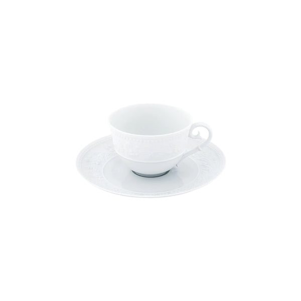 Jl Coquet GEORGIA White - Teacup and Saucer - 4.4 fl oz SKU: GEO3024BS0000