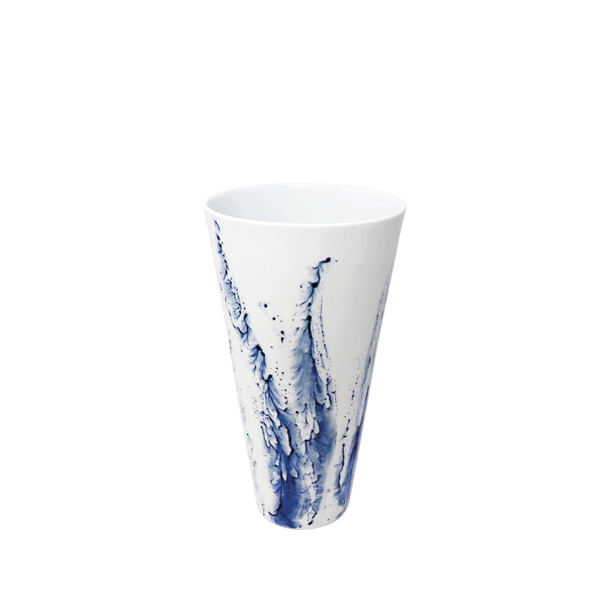 JL Coquet  BLUE IMPRESSION - Vase droit MM 11.81 Inch SKU: ACC6139BIMPBLNC000