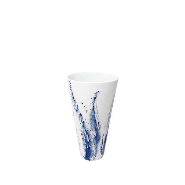 JL Coquet  BLUE IMPRESSION - Vase droit PM 7.87 Inch SKU: ACC6140BIMPBLNC000