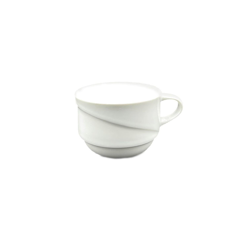Turgla X-tanbul dia.2.5Inch  h:1.75Inch  3 oz. Round White Porcelain Cup SKU: XT01KF00
