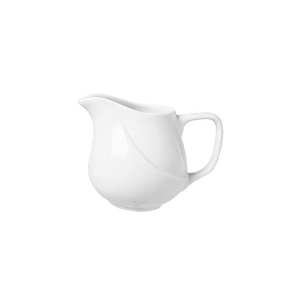 Turgla X-tanbul dia.4Inch  h:3.25Inch  5 oz. Round White Porcelain Creamer SKU: XT01SU00