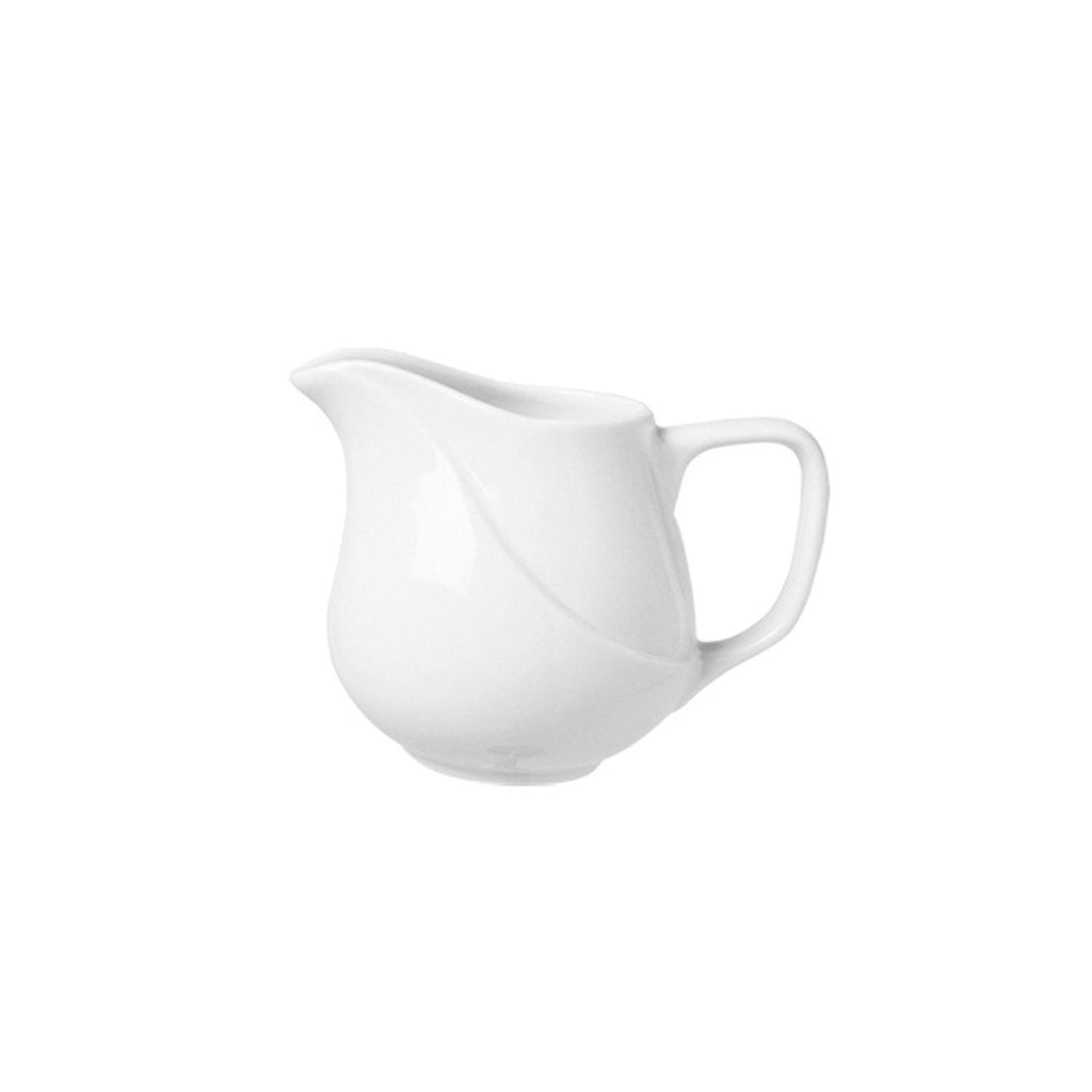 Turgla X-tanbul dia.4Inch  h:3.25Inch  5 oz. Round White Porcelain Creamer SKU: XT01SU00