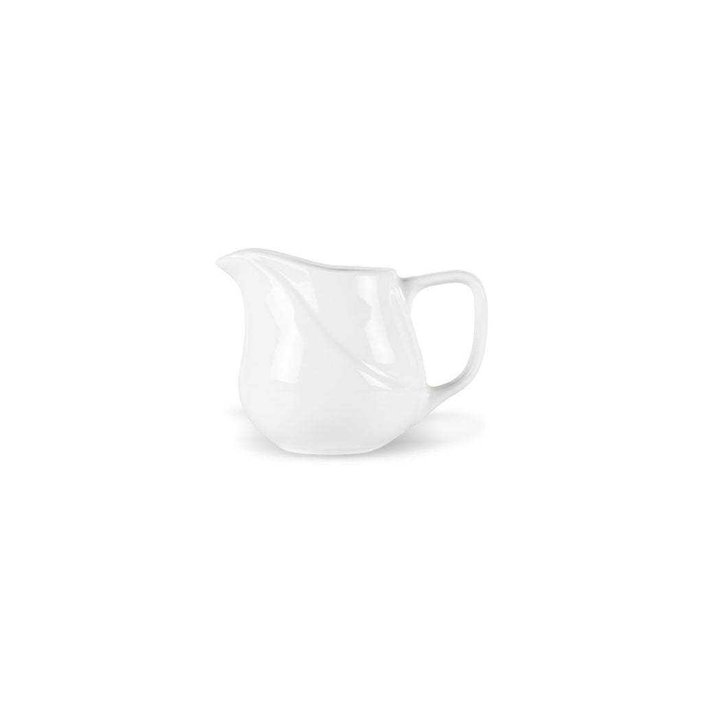 Turgla X-tanbul dia.5Inch  h:3.75Inch  Round White Porcelain Creamer SKU: XT02SU00