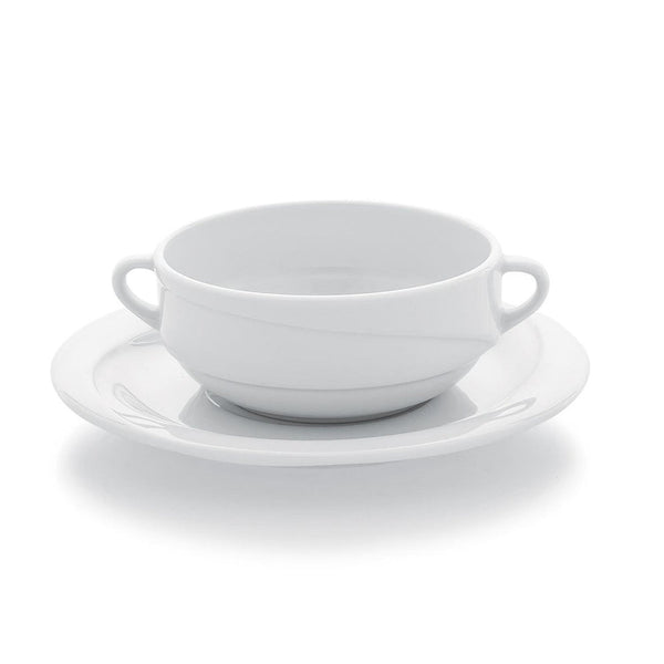 Turgla X-tanbul dia.4.75Inch  h:2Inch  13 oz. Round White Porcelain Bowl SKU: XT12KS00