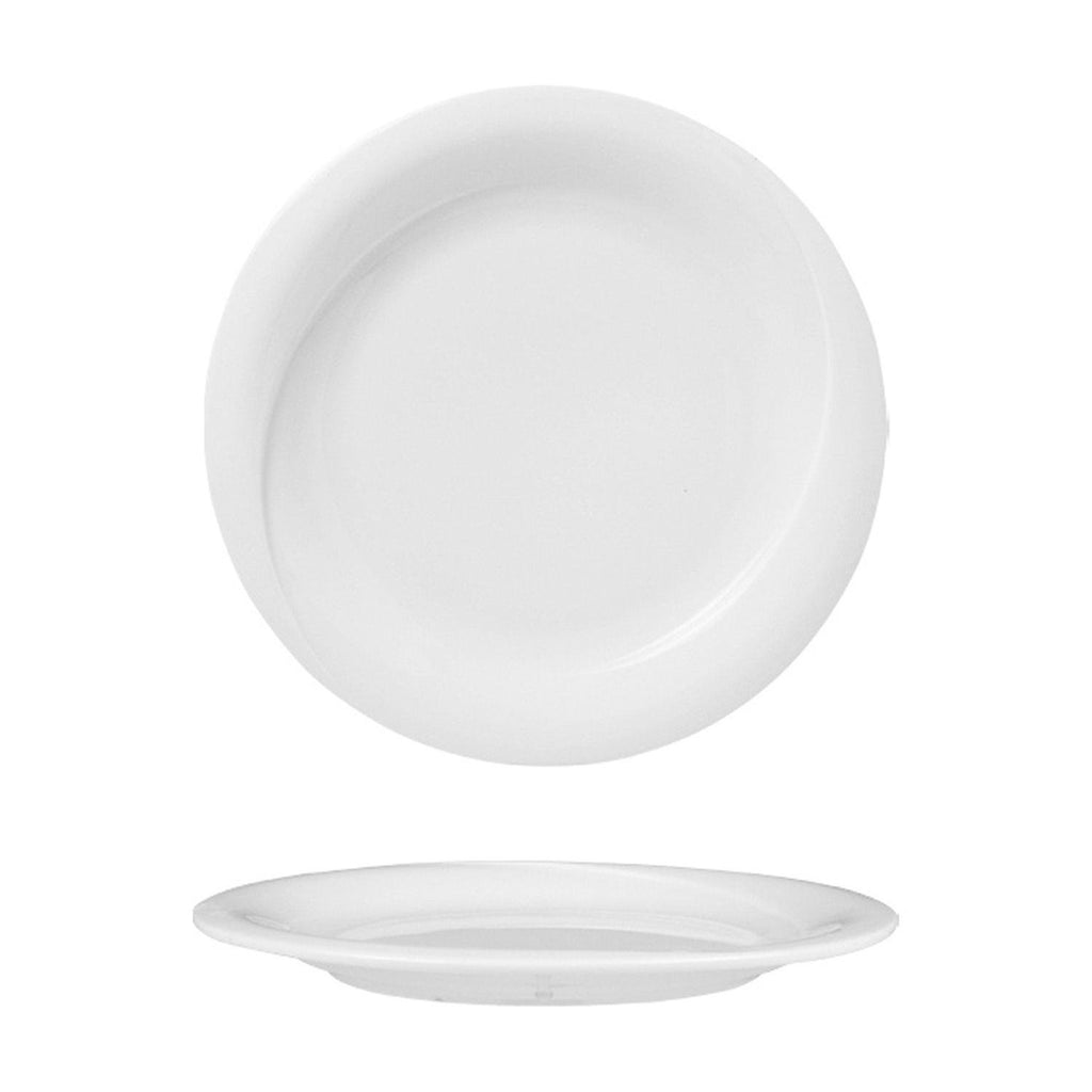 Turgla X-tanbul dia.6.75Inch  Round White Porcelain Plate SKU: XT17DU00