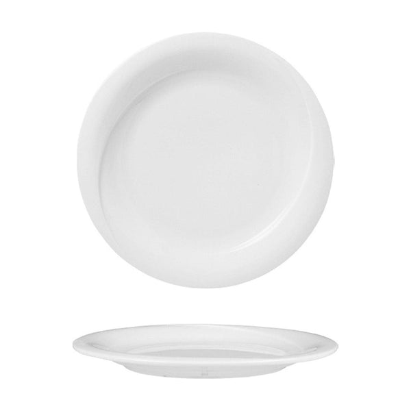 Turgla X-tanbul dia.6.75Inch  Round White Porcelain Plate SKU: XT17DU00