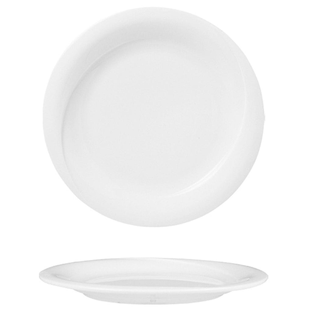 Turgla X-tanbul dia.9Inch  Round White Porcelain Plate SKU: XT23DU00
