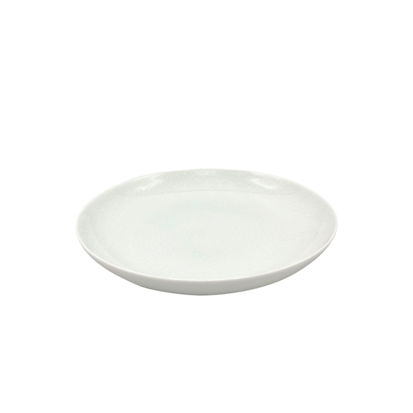 Jl Coquet ARJUNA White on White - MM Pasta Plate - 9.4 in SKU: HOR1009BB0103