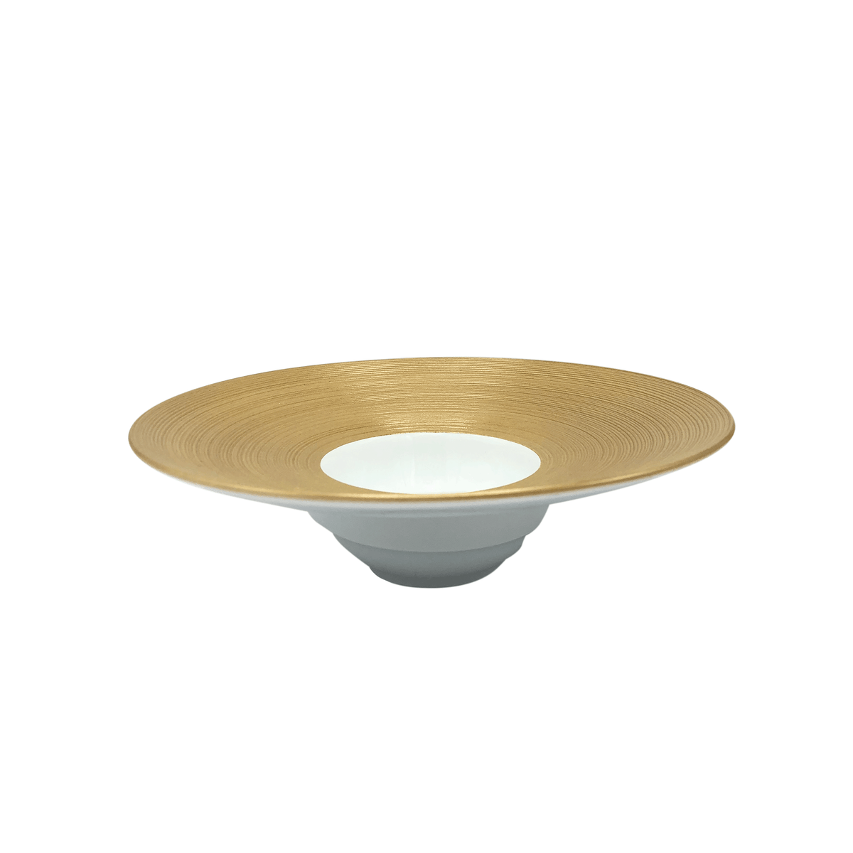 Jl Coquet HEMISPHERE Copper - Small Rimmed Soup Plate - 7.5 in SKU: HEM1026BS0020