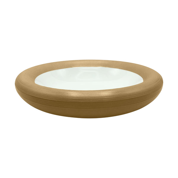 Jl Coquet HEMISPHERE Copper - Bubble Deep Plate - 9.4 in SKU: HEM1088BS0020