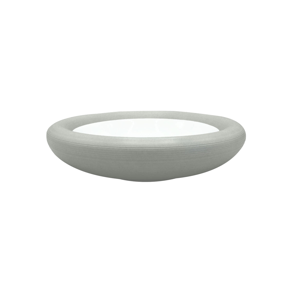 Jl Coquet HEMISPHERE Grey - Bubble Deep Plate - 9.4 in SKU: HEM1088BS0029