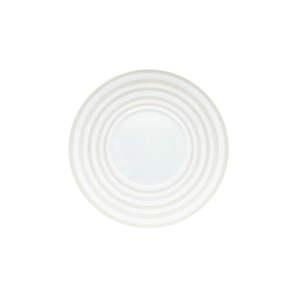 Jl Coquet Hemisphere Striped Vanilla - Dessert Plate - 8.3 in SKU: HEM1028BS0082