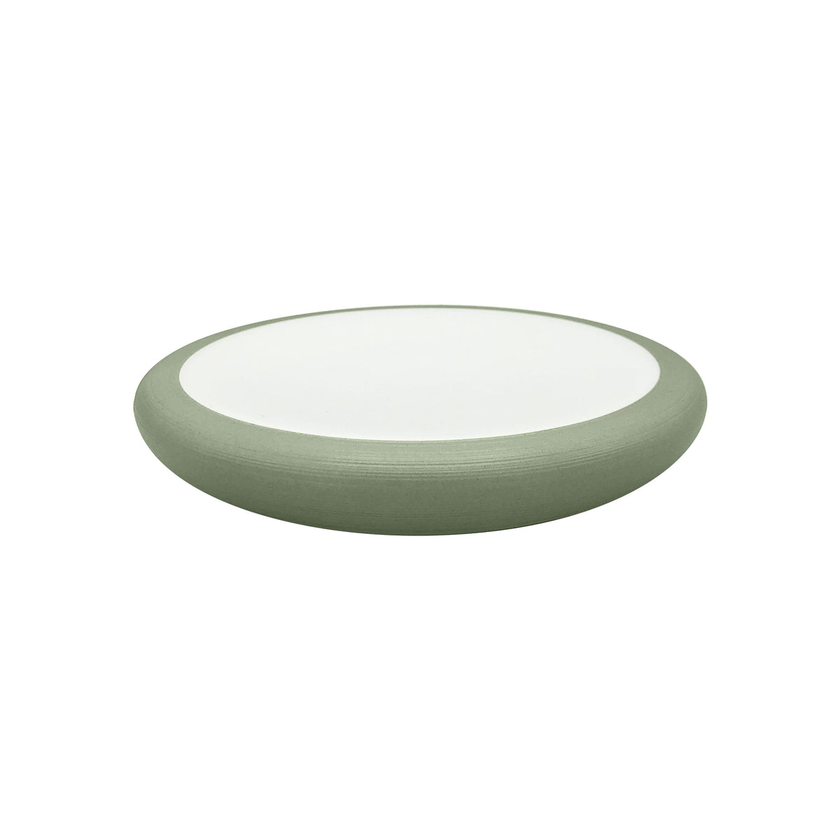 Jl Coquet HEMISPHERE Khaki Green - Mini Bubble flat plate - 6.5 in SKU: HEM1097BS0063