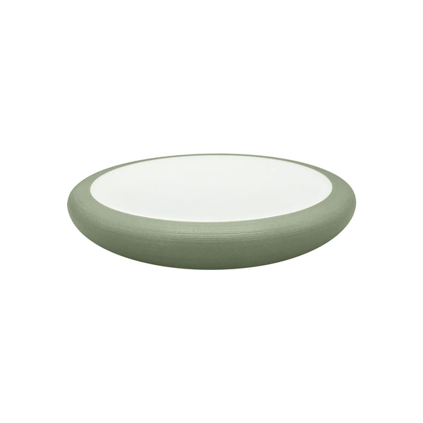 Jl Coquet HEMISPHERE Khaki Green - Mini Bubble flat plate - 6.5 in SKU: HEM1097BS0063