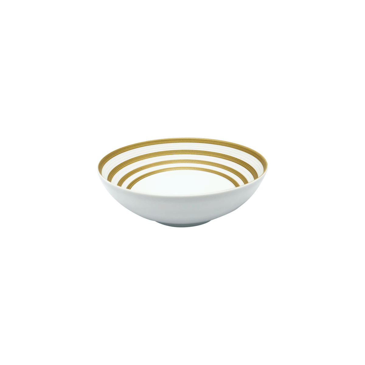 Jl Coquet HEMISPHERE Striped Copper - Large Salad Bowl - 7.7 in SKU: HEM2013BS0044