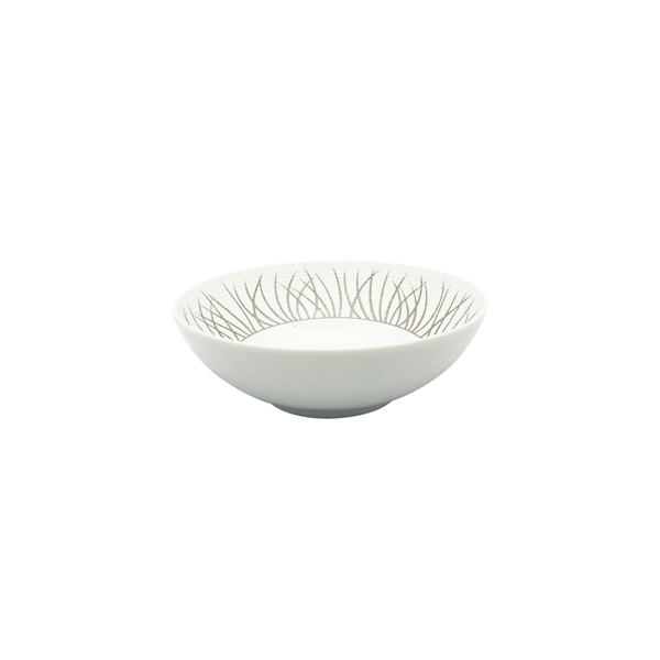 Jl Coquet HEMISPHERE Platinum Tundra - Large Salad Bowl - 7.7 in SKU: HEM2013BSP033