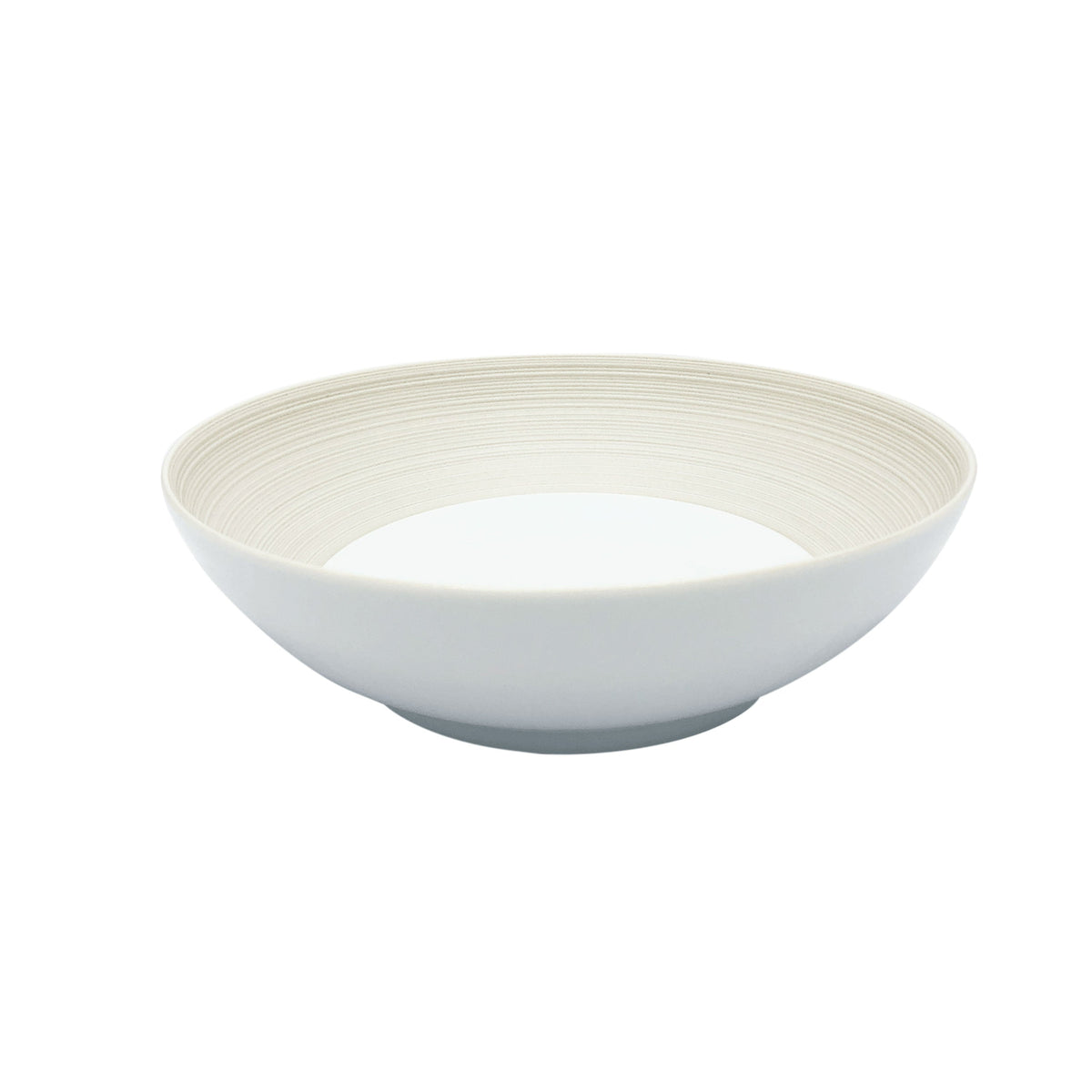 Jl Coquet HEMISPHERE Vanilla - Large Salad Bowl - 7.7 in SKU: HEM2013BS0061