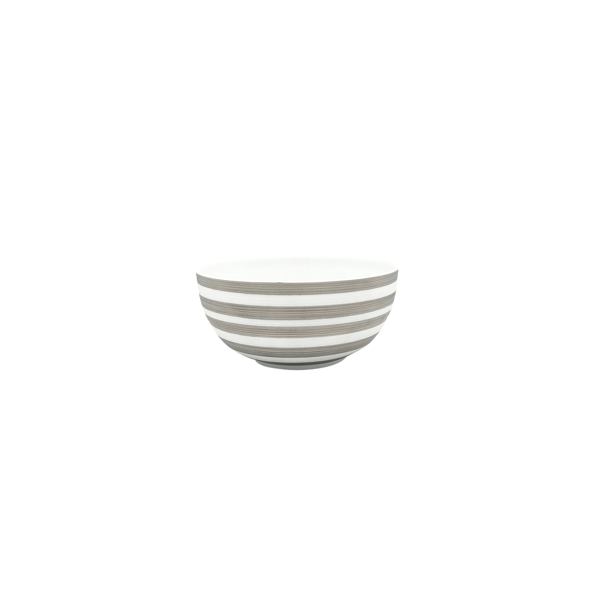 Jl Coquet HEMISPHERE Striped Platinum - Soup Bowl - 4.5 in SKU: HEM2006BSP028