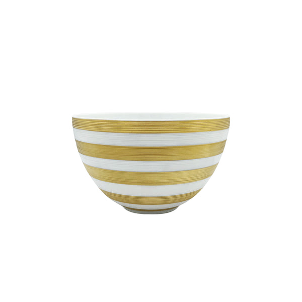 Jl Coquet Gold Striped Hemisphere - Maxi Bowl - 15.2 fl oz SKU: HEM2009BSA055