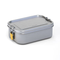 Stainless Steel Lunch Box with heat safe insert - Lemon