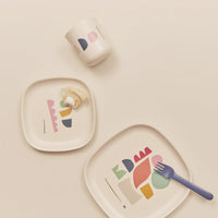 Illustrated Medium Plate Set - Color Series