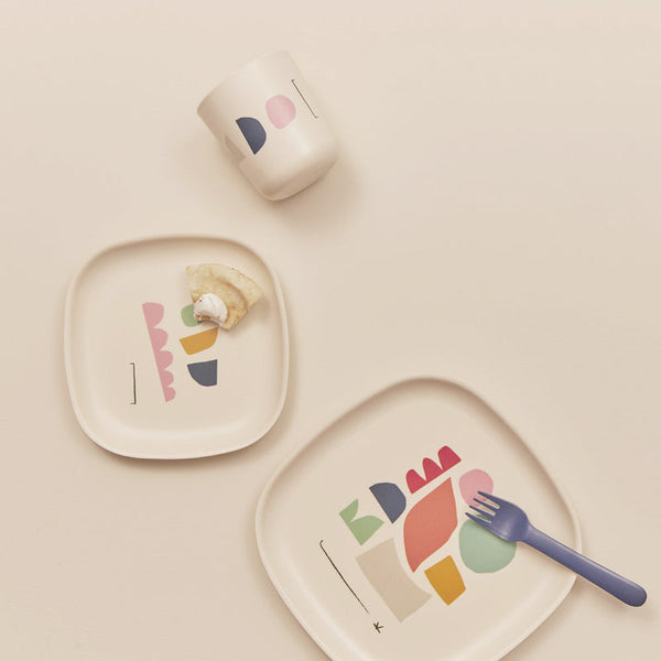 Illustrated Side Plate Set - Color Series
