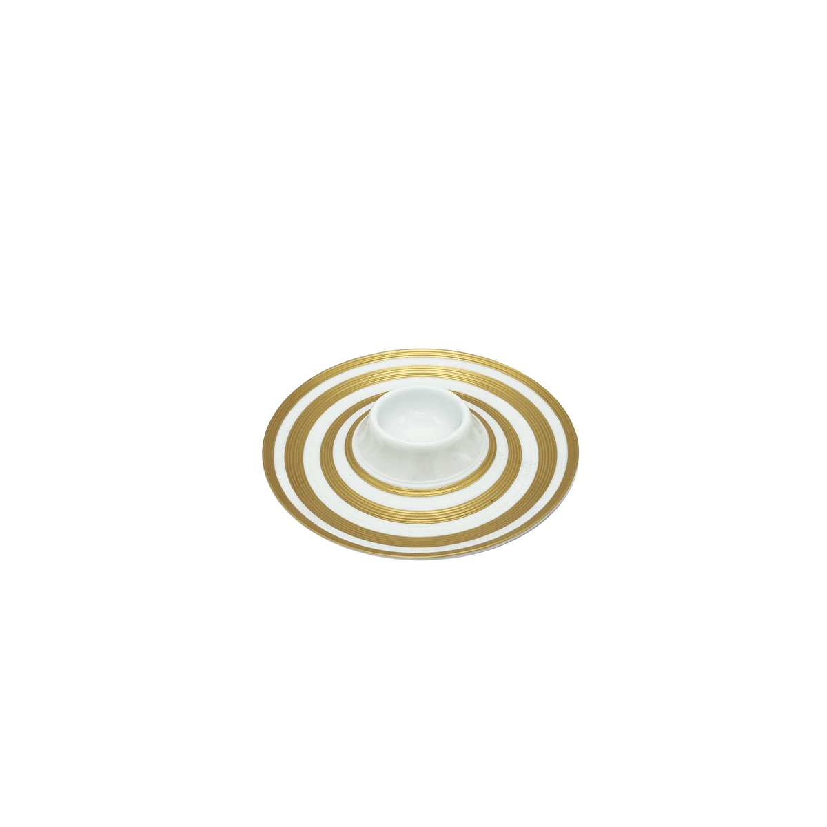 Jl Coquet Gold Striped Hemisphere - Egg Cup - 5.5 in SKU: HEM6050BSA055