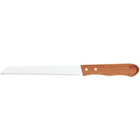 BREAD KNIFE WITH WOODEN HANDLE