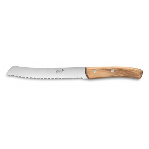 TAIGA OLIVE WOOD BREAD KNIFE 19 CM