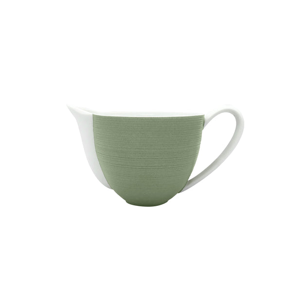 Jl Coquet HEMISPHERE Khaki Green - Small Creamer with Handle - 5.1 fl oz SKU: HEM4031BS0063