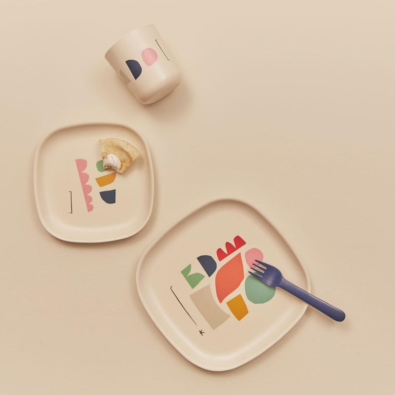 Illustrated Medium Cup Set - Color Series