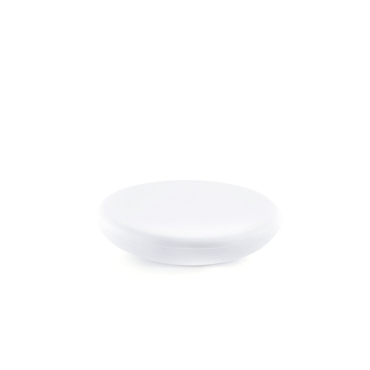 Jl Coquet HEMISPHERE Satin White - Mini Bubble Flat Plate - 6.5 in SKU: HEM1097BS0000