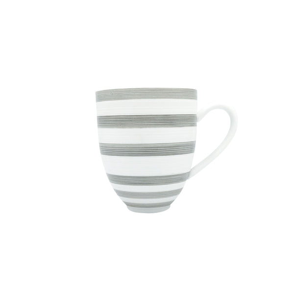 Jl Coquet Hemisphere Striped Grey Mug - Mug - 9.1 fl oz SKU: HEM3004BS0079