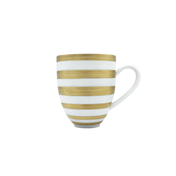 Jl Coquet Gold Striped Hemisphere Mug - Mug - 9.1 fl oz SKU: HEM3004BSA055